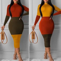 

2020New Autumn Latest Design Long Sleeve Sexy Bandage Bodycon Dress Female Fashion Casual Women Clothing