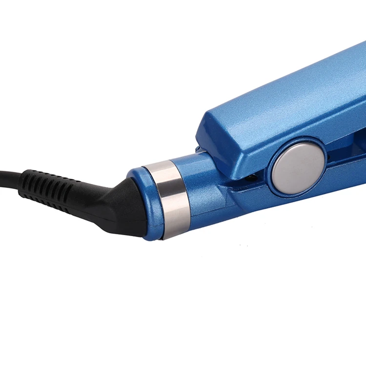 
New 110-240V stainless titanium professional irons travel flat iron private label tools nano hair straightener 