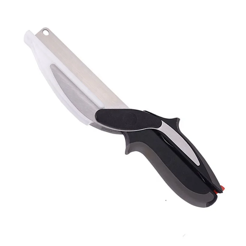 

Latest 2 in 1 Cutting Board Smart Scissors Utility Cutter Kitchen Scissors Clever Cutter