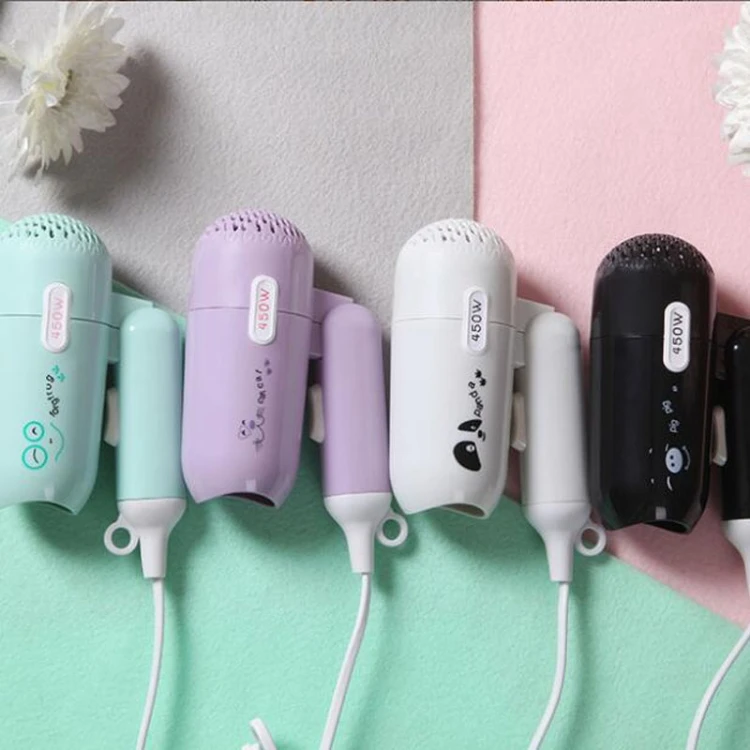 

Hot Selling 450W Dormitory Small Power Portable Travel Mini Folding Cartoon Hair Dryers 220V Portable Air Hair Dryers