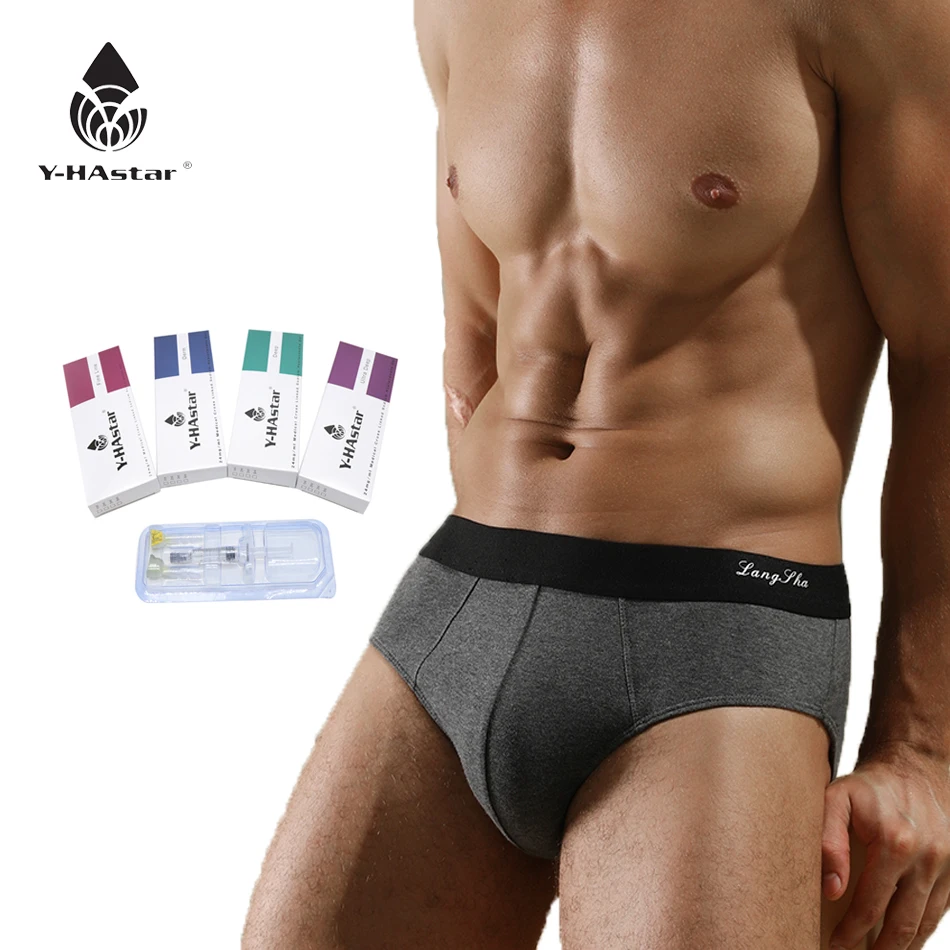 

Hyaluronic acid injectable body filler for male genital organ