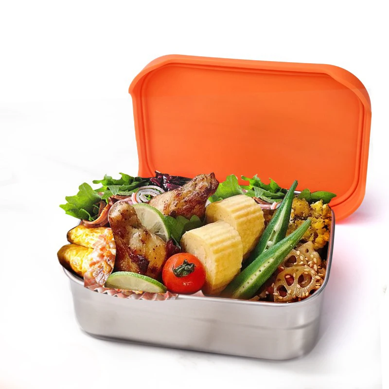 

LULA Eco Friendly BPA Free Food Container Stainless Steel Silicone Lid