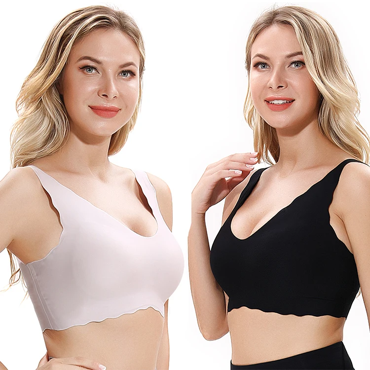 

Wholesale Top Soft Comfort Cotton Seamless Ladies  Women Bra