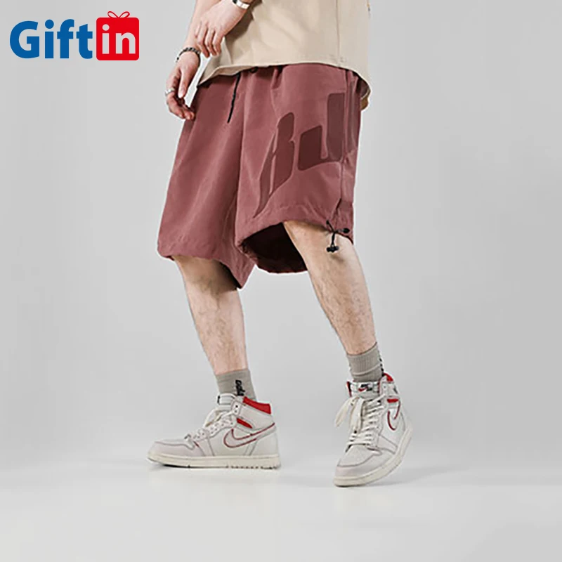 

Bulk Dropshipping Sport Shorts Ready Made Cargo Camo Solid Color Drawstring Multi Pockets Casual Men Knee Shorts Manufacturer