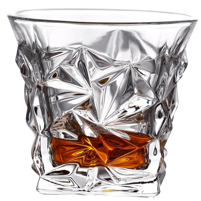 

80ml 150ml 300ml 11oz Crystal Diamond Whiskey Glass