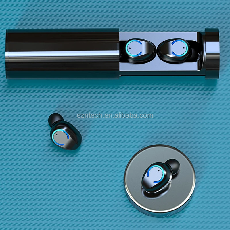 F9-6 TWS Earphone Mini Portable Column BT 5.0 Binaural Wireless Earbuds In Ear LED Power Display Headphone With Mic - ANKUX.COM