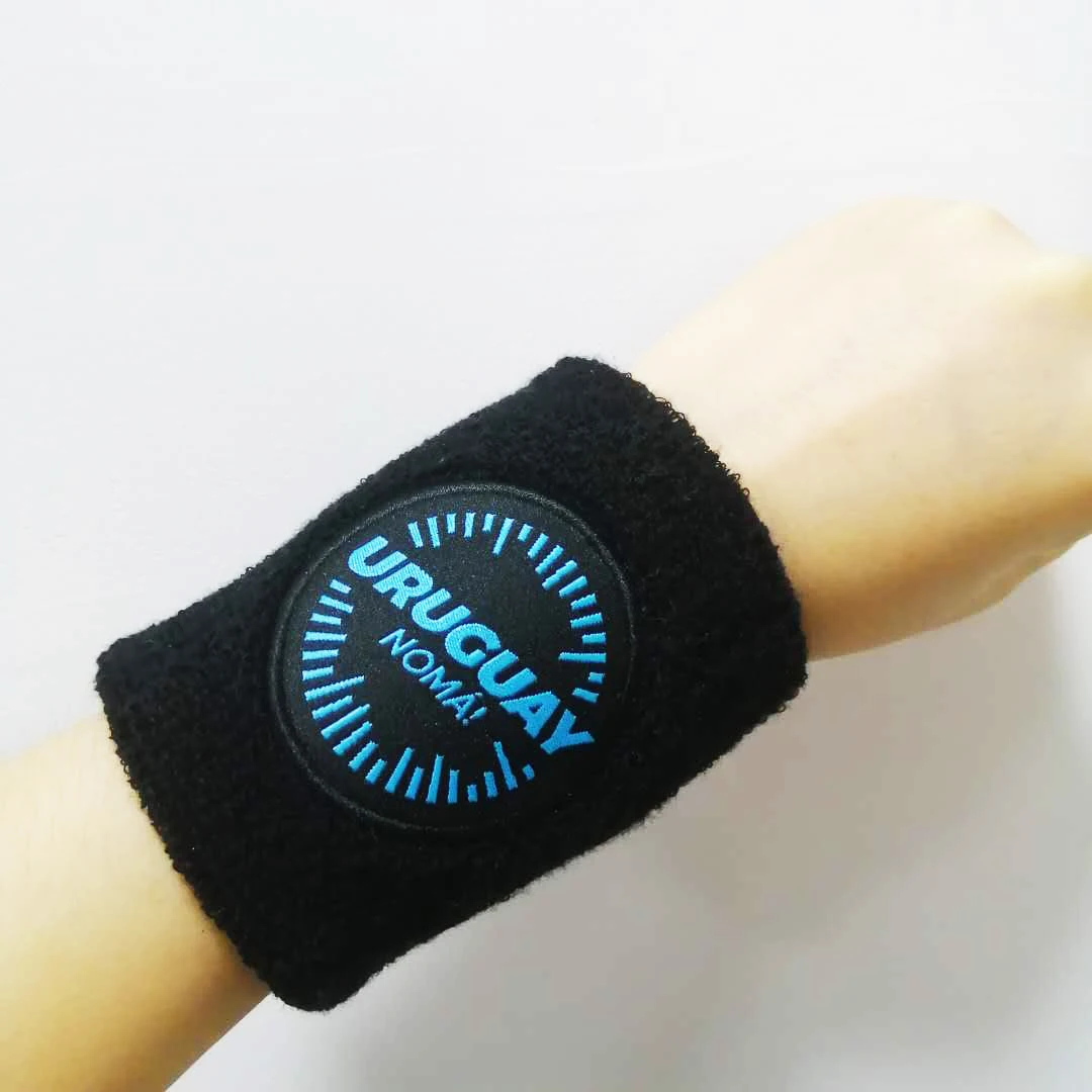 
Custom sweatband Sports headband Embroidery cotton Sweatbands No Minimum order rainbow terry sweat wrist band head bands cycling 