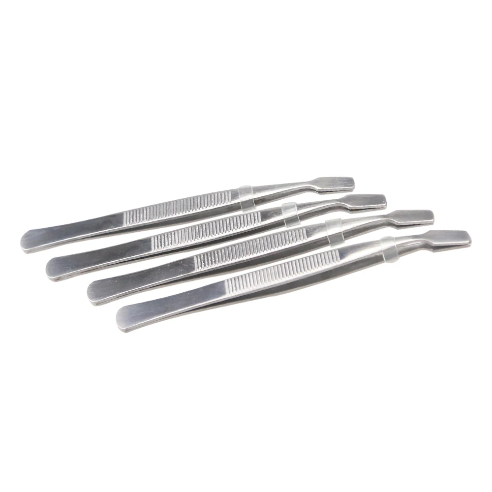 

Stainless Steel Curve Shovel-Nose Tweezers For Jewelry Tools