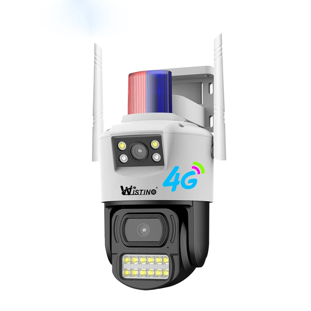 

Wistino V380 Human Motion Tracking Cctv Ip Network Audio 4g Sim Slot Dual Lens Camera V380 Hd 3mp Ptz 4g Security Camera