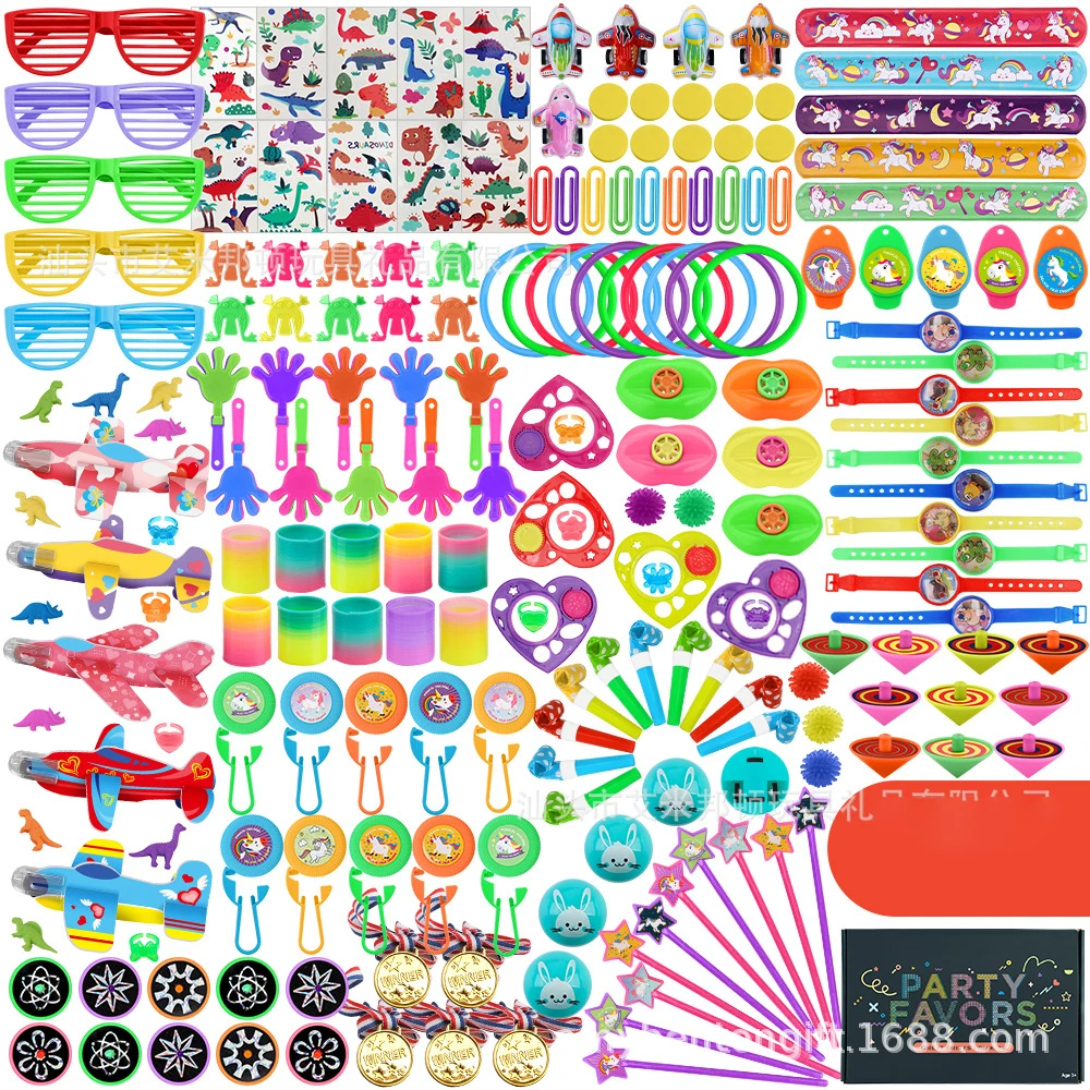 

200-Piece Children's Party Favors Gift Set - Small Toy Assortment Kit for School Classroom Rewards and Gifts