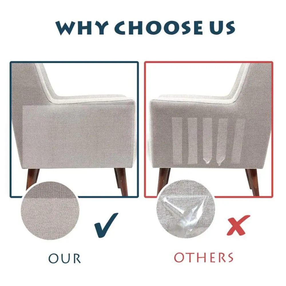 UPGRADED Pre Cut No Residue Clear Double Sided Sticky Anti Cat Scratch Deterrent Tape Anti Scratch Cat Tape