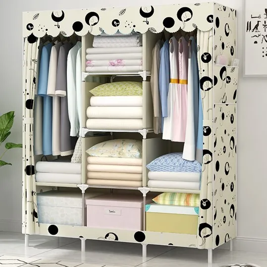 
Large size DIY clothes cabinets wardrobe 