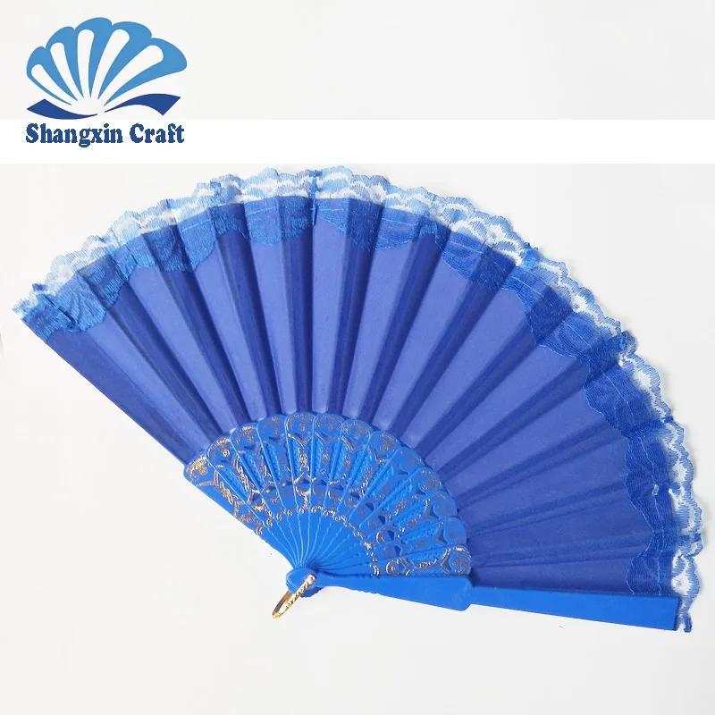 

Hot sale custom logo plastic hand fan for any events/party, Solid