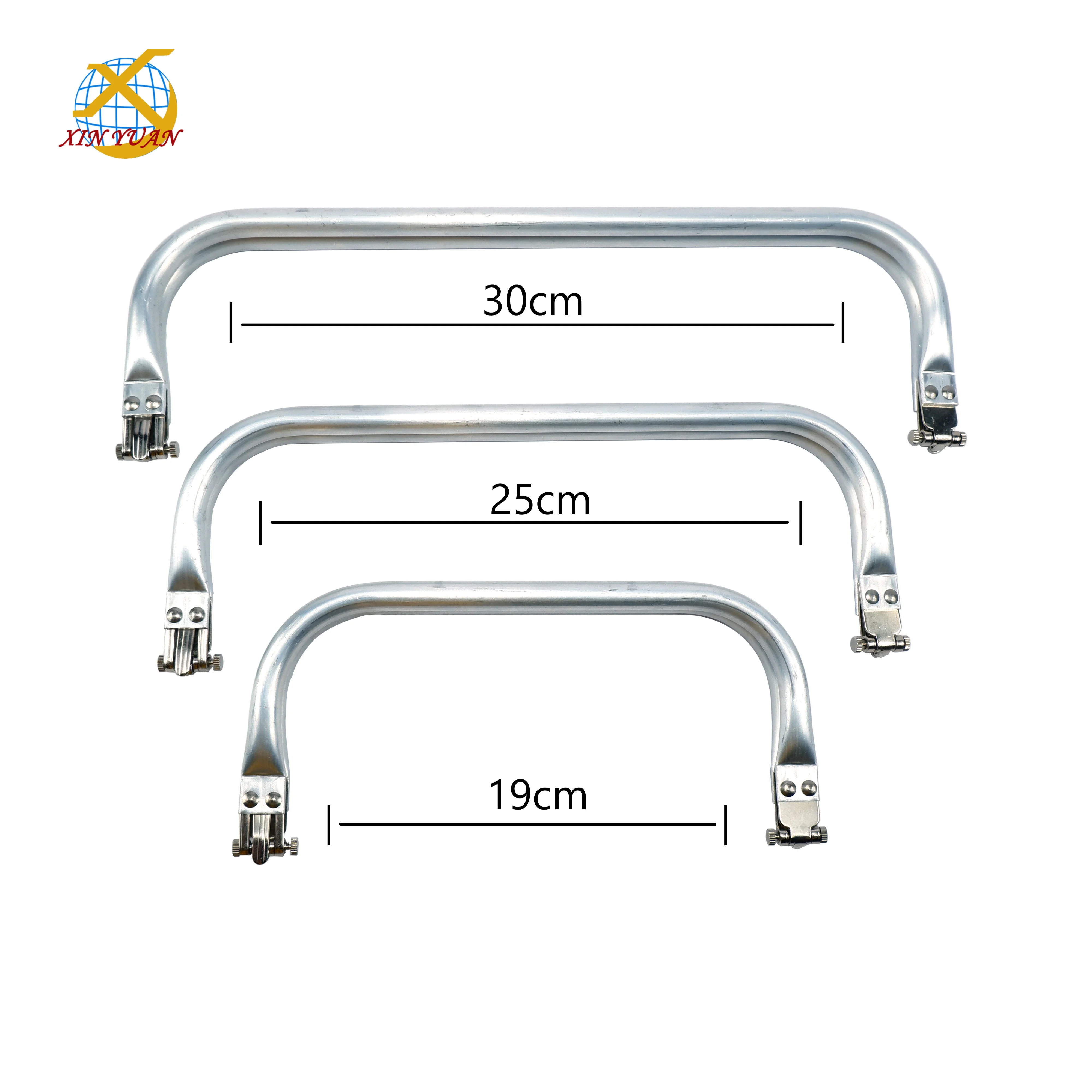 

19/25/30*9cm Fashion Internal Tubular Frame for Bags, Nickel