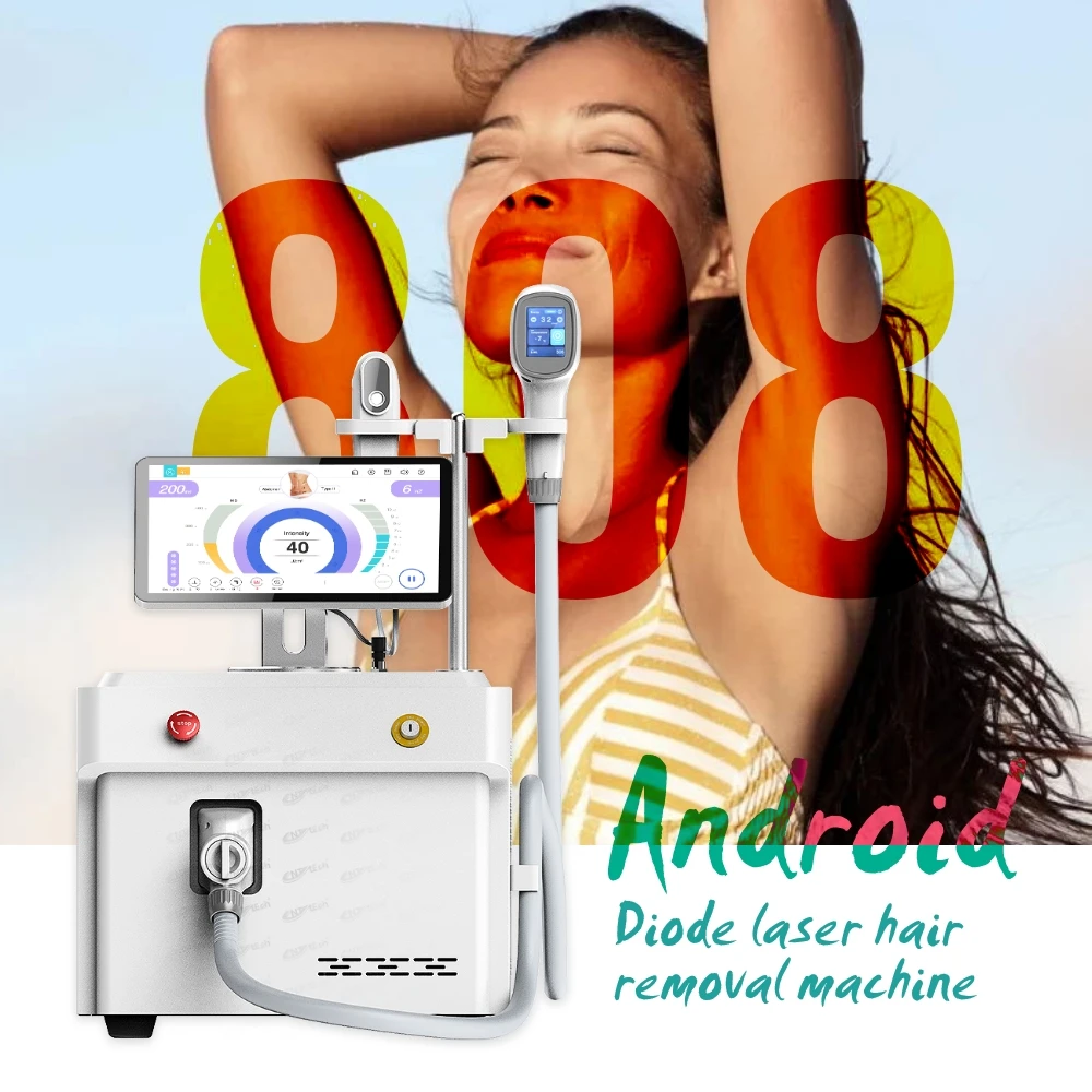 

All skin colour professional trio diodo laser hair removal machine