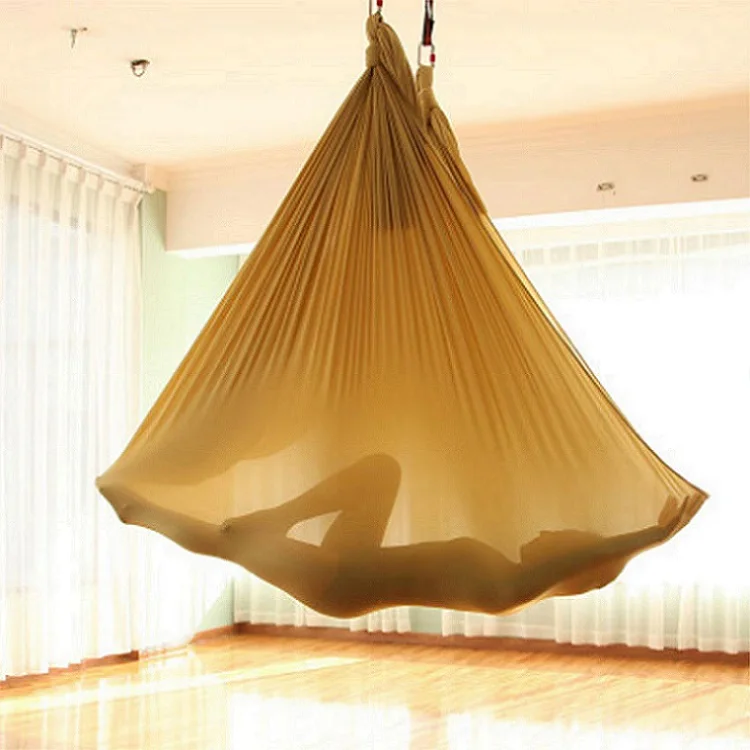 

Jointop Best Anti Gravity Gradient Color Flying Yoga Bed Low Stretch Aerial Yoga Hammock Swing, Custom colors
