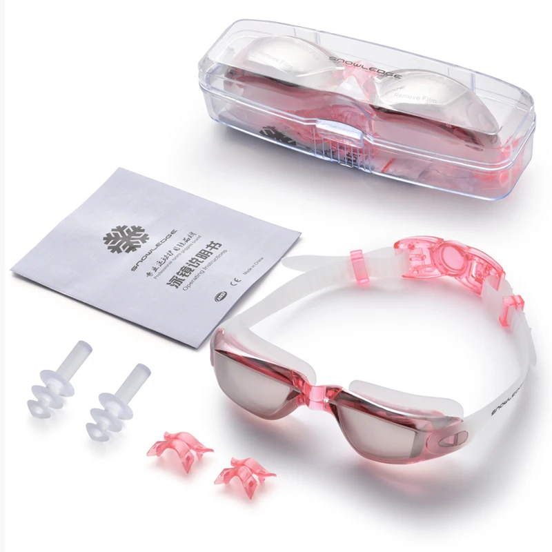 

Children Anti-fog UV-protection Mirrored Coating Training wholesale Swimming Goggles 50%off