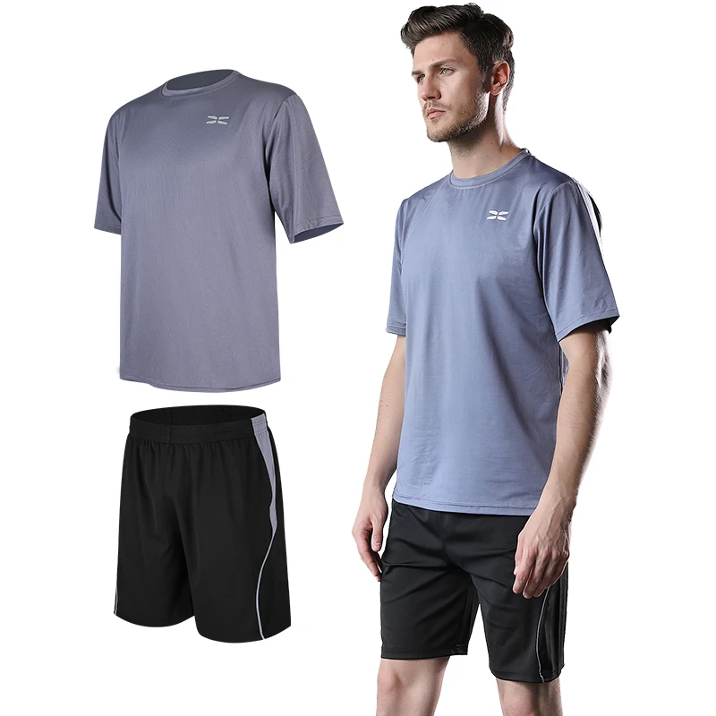 

High Quality Mens Sports Two-piece Suit Wholesale Short Sleeve Suit, Colors