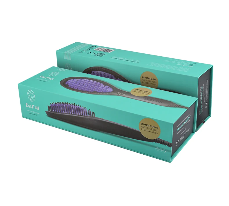 
dafni cheap personalized hair straightener comb electric hair iron brush for home 