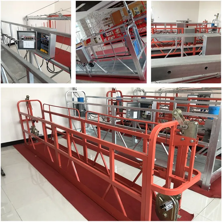 Wholesaler ZLP Mototized Scaffolding High Rise Window Cleaning Platform Facade Cleaning Robot Building Painting