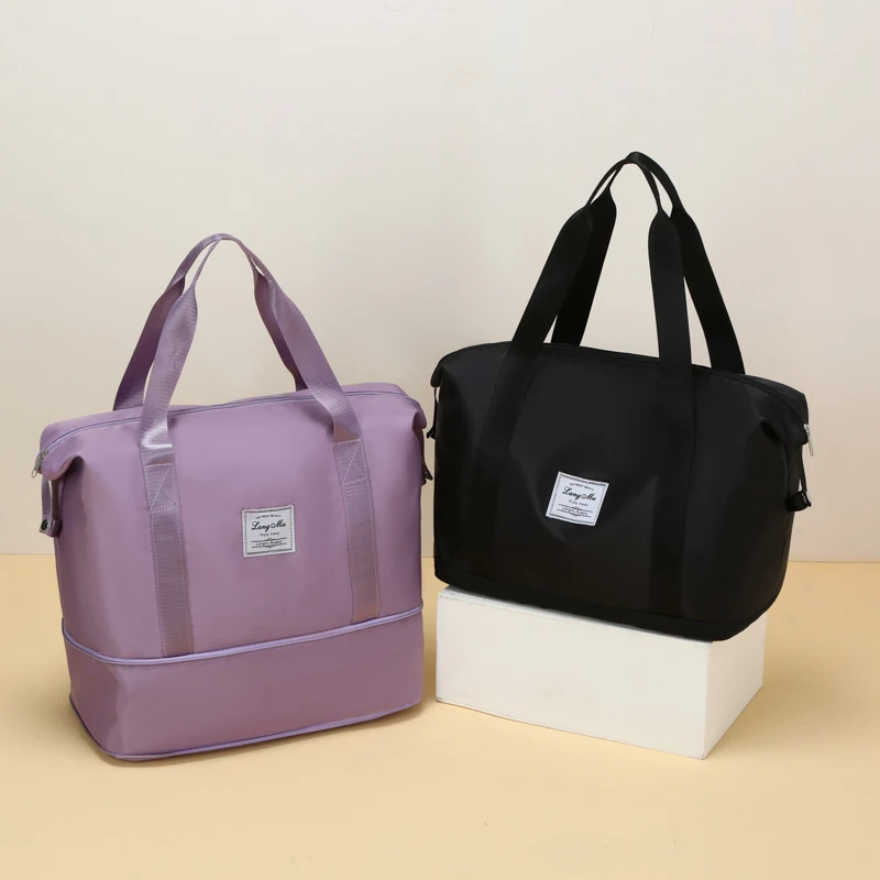 

Expandable capacity Duffel Bag for Sports Gyms and Weekend Getaway Waterproof Duffle bag, 8 colors
