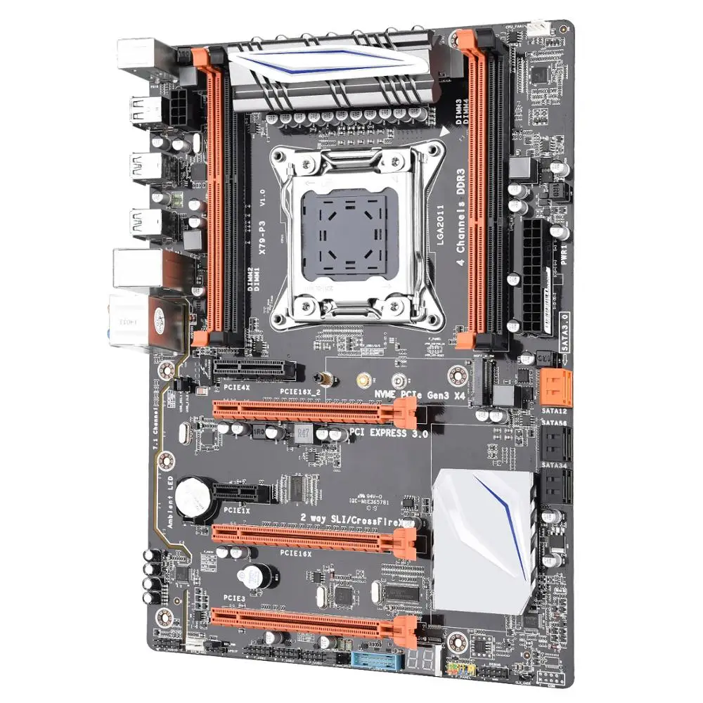 

x79 mainboard x79 dual cpu motherboard with DDR3 16GB USB and SATA 3.0 computer motherboard X79P3.0