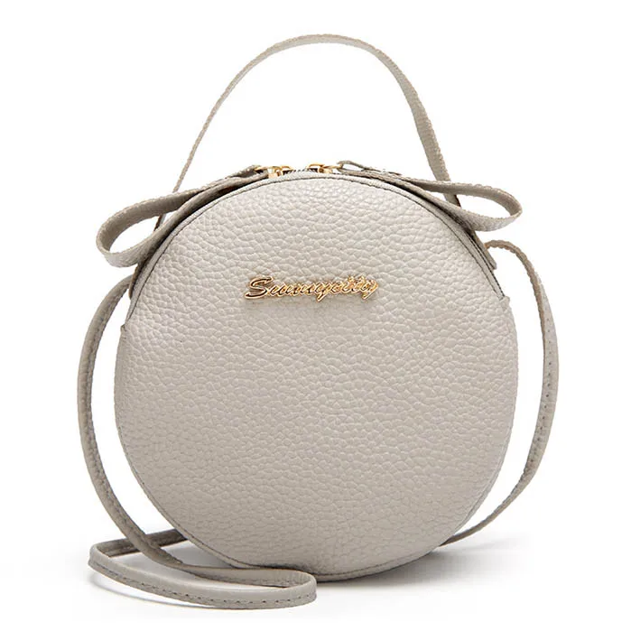 

Casual Bolsa New Designer PU Leather Round Bags Women Handbags Ladies Shoulder Crossbody Hand Bag Purse And Handbags, Customizable