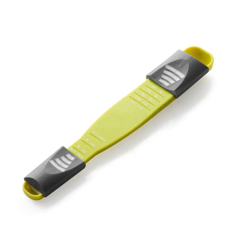 

Measuring Spoon Set Plastic Spoon Set 9 Adjustable Capacity Spoon Set in Stock, Green