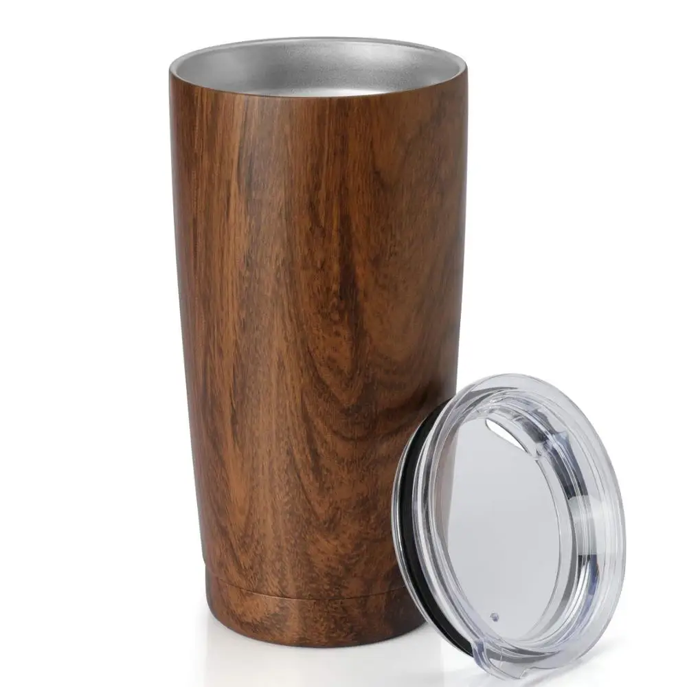 

High Quality Wholesale Customized Vacuum Manufacturers Wood Cup Insulated Tumbler