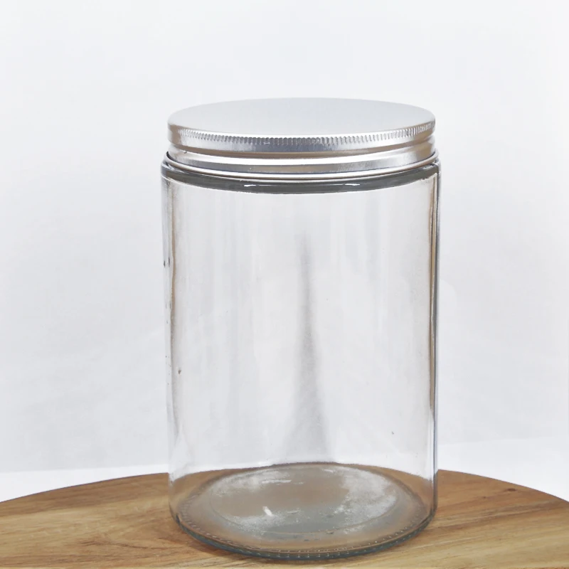 

Factory Price 200-280-380-500-750-1000ml Glass Jelly wide Muth Honey glass Jar for Food Storage, Transparent