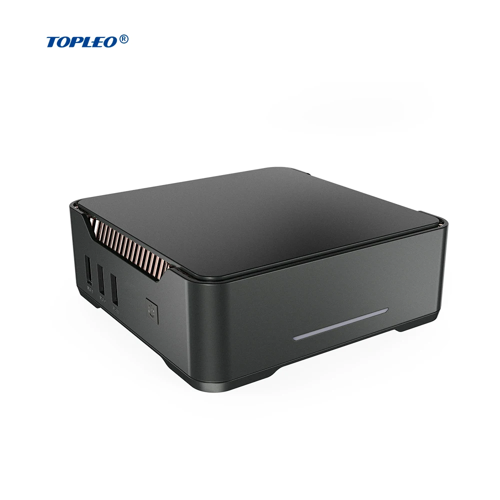 

Topleo Ad Terminal Box MINI PC OEM fanless N5105 N5095 Core dual lan industrial gk3v pro gaming pc mini