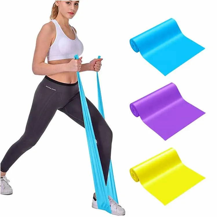 

Long Lasting Yoga Fitness Exercise Latex/Tpe Theraband Elastic Resistance Band, Customzied