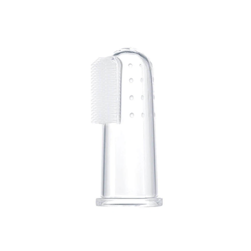 

Finger Toothbrush Soft Bristle Thermostability Primary Tooth Brush Eco-Friendly Baby Finger Toothbrush, Customized color
