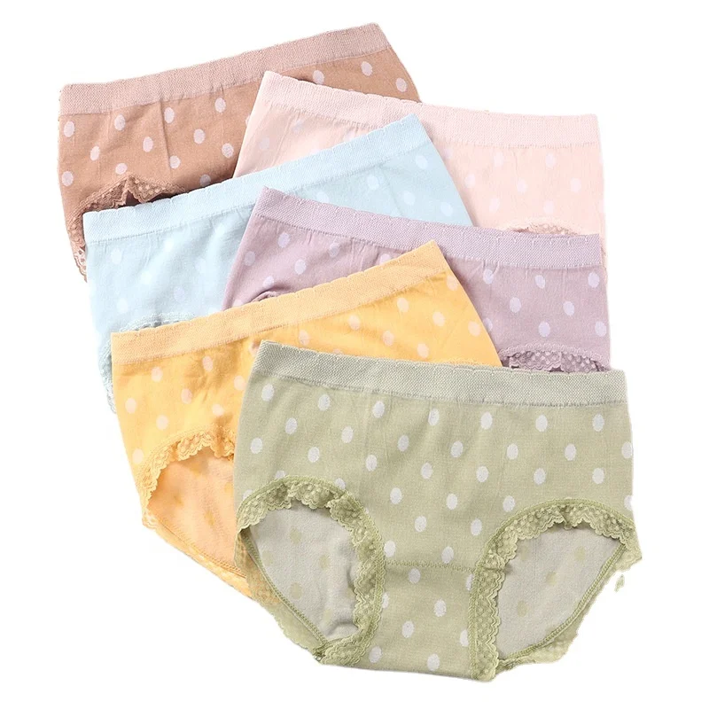 

High Quality Ladies Brief Sexy Lace Underpants Women Mid-Waist Slim Seamless Comfortable Women Panties