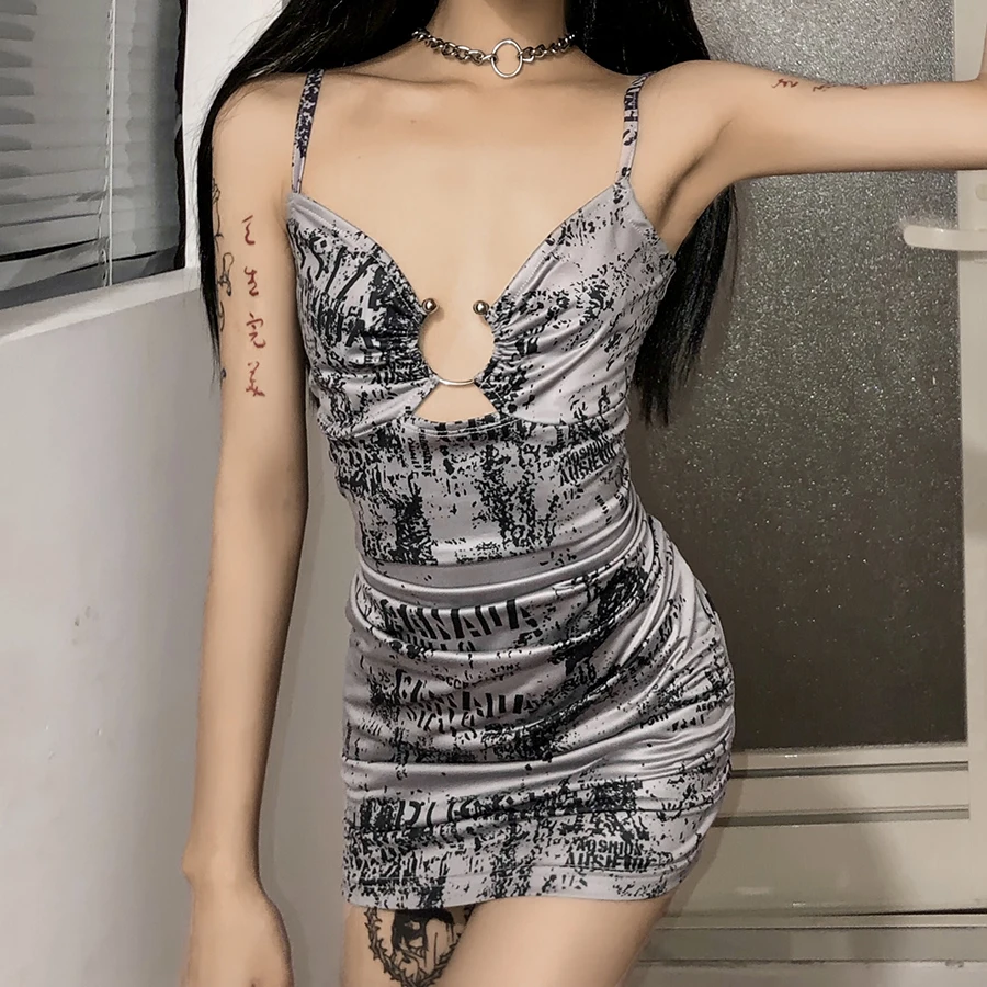 

Nibber K21D00008 Hollow Out Bodycon Sling Dress Womens Sexy Backless Lace Up Sleeveless Lady Mini Dress Factory Wholesale Custom