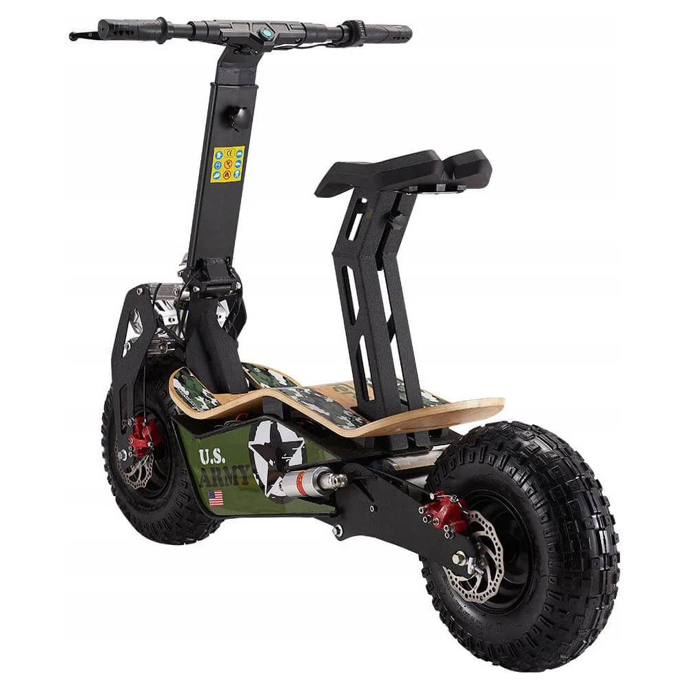 

Elscooter Electric scooter Powerful Lithium 60V Adult Sit Down Offroad 1600W Mad Electric Scooter Off Road