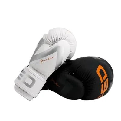 

FED high quality boxing gloves,6/8/10/12/14 OZ training Kickboxing Sparring Muay Thai and Heavy Bag for boxing exercise, Black+white