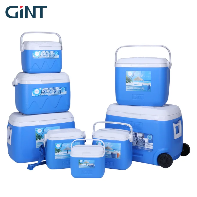 

Gint 50L ice cooler box outdoor cooler box portable with Wheels cooler box table picnic