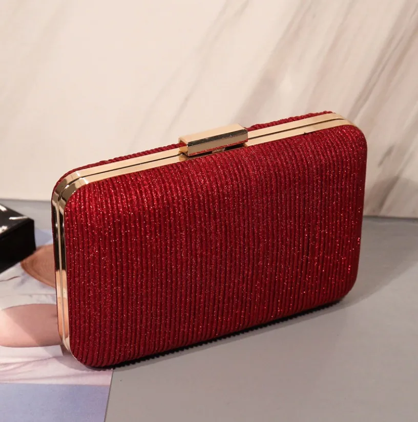 

Manufacture new pleated evening bag party dress lady bag hundred pleated hand bag ladies fashion plaid pure color handbags
