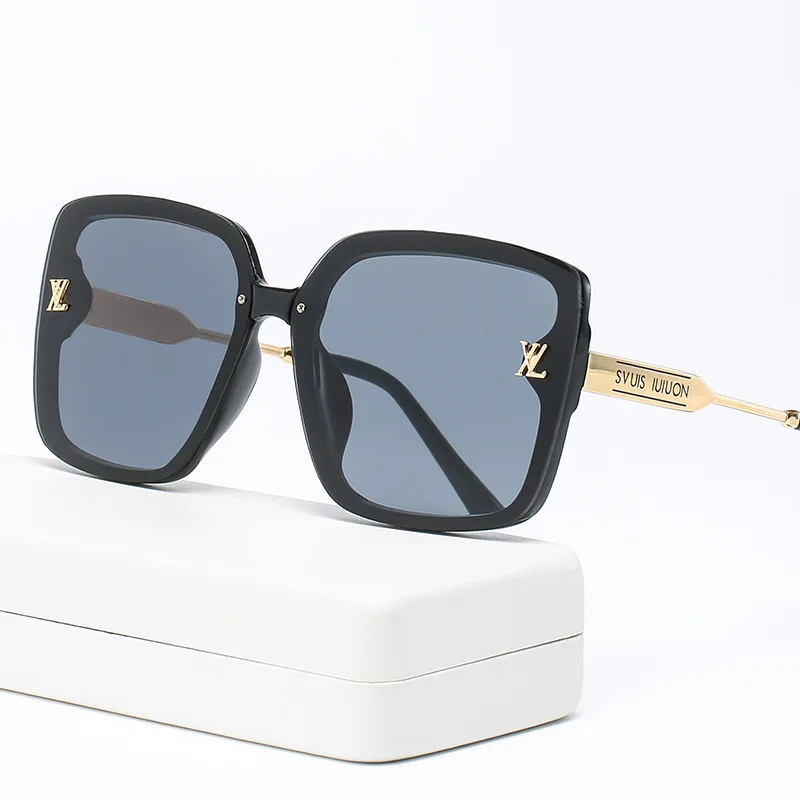 

Hot Selling Women Square Big Frame Oversized Fashion Designer Sunglasses