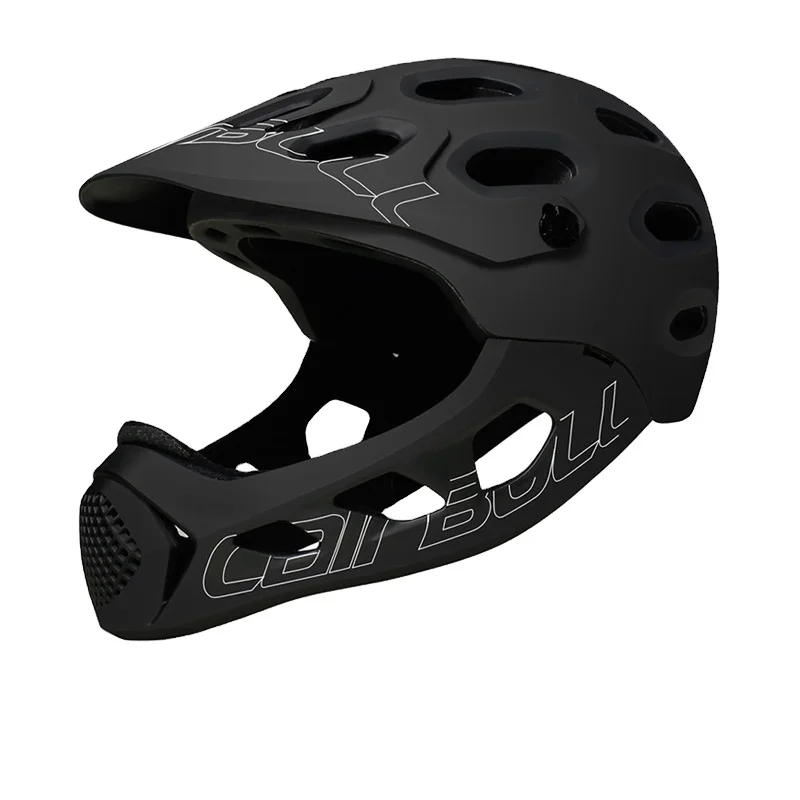 

Anti-impact Bicycle Helmet with Detachable Chin Guard & Knee Elbow Pad Road Mountain Bike Skateboard Cycling Helmets