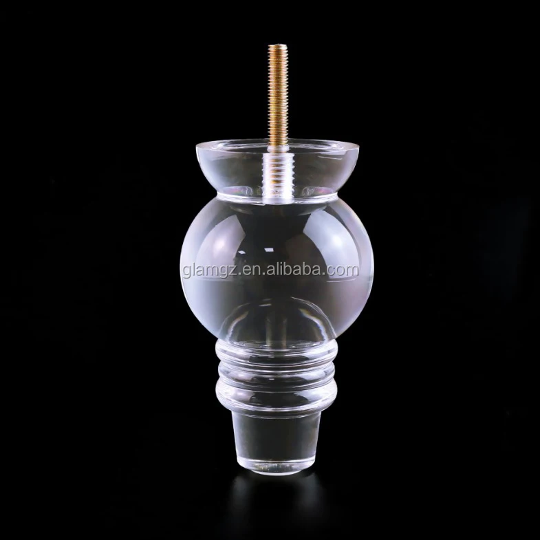 Plexiglass Clear Home Decorative Furniture Legs Acrylic Cylinder Leg