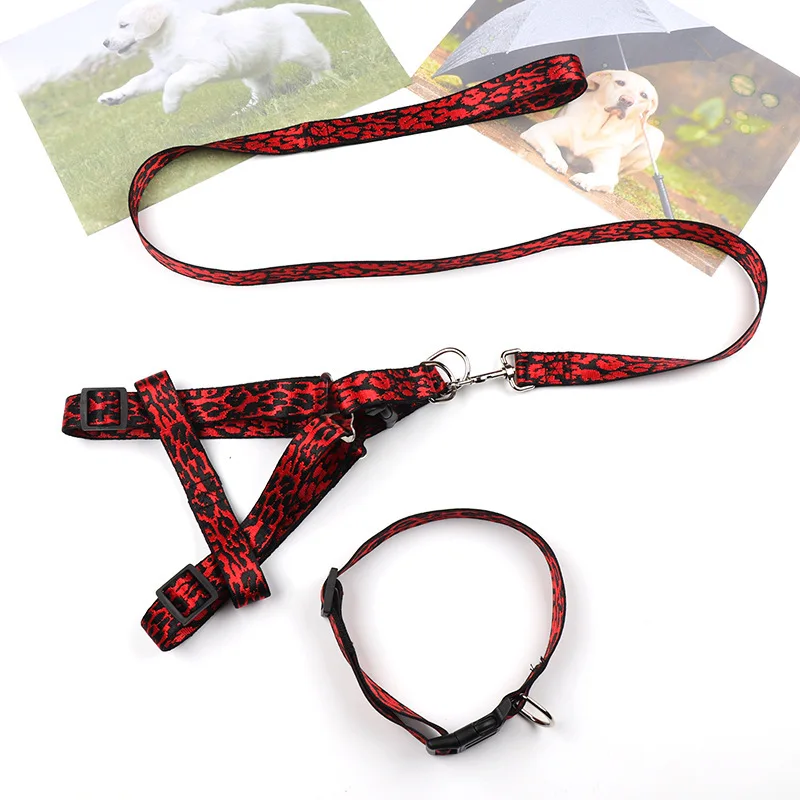 

Dog training Lead with Harness Pet Collar Leash High-quality Durable Strong Safe Pet Collar Leash Set, Many