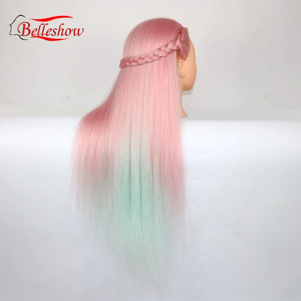 

Hot sell synthetic long hair Mannequins Female Head,High quality salon hairdresser mannequin head,training and styling head