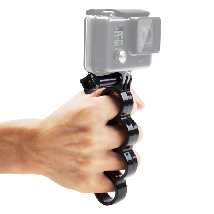 

STOCK PULUZ Handheld Plastic Knuckles Fingers Grip Ring Monopod Tripod Mount with Thumb Screw