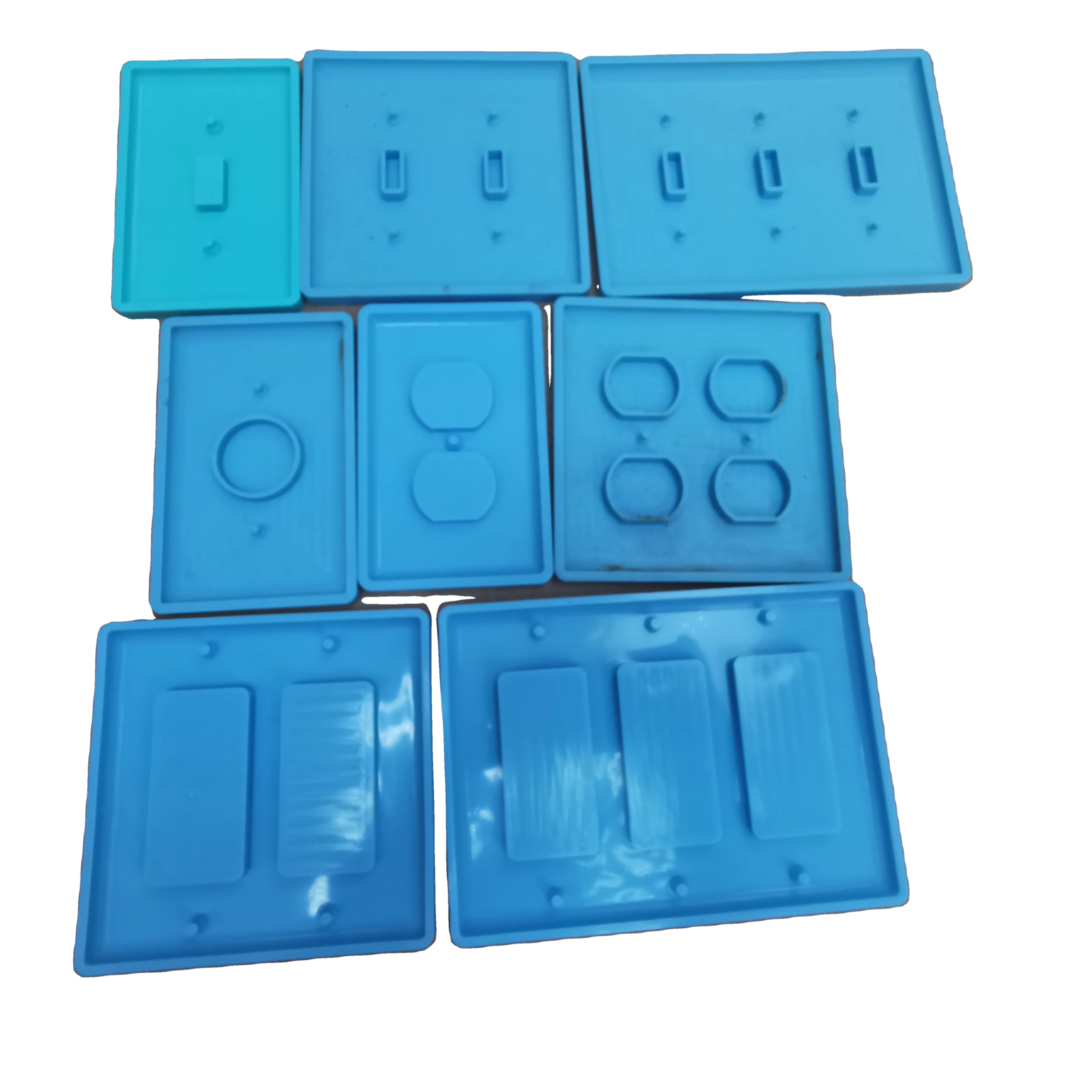 

silicone switch cover mold silicone resin mold for switch cover hand make switch cover
