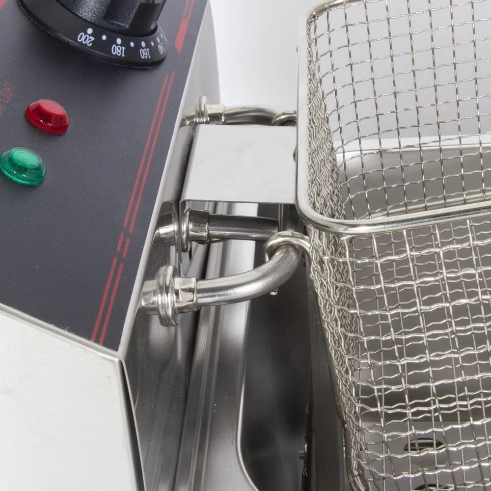 
Restaurant Equipment Electric 6L Fryer Single-tank Fries Chicken Deep Fryer 