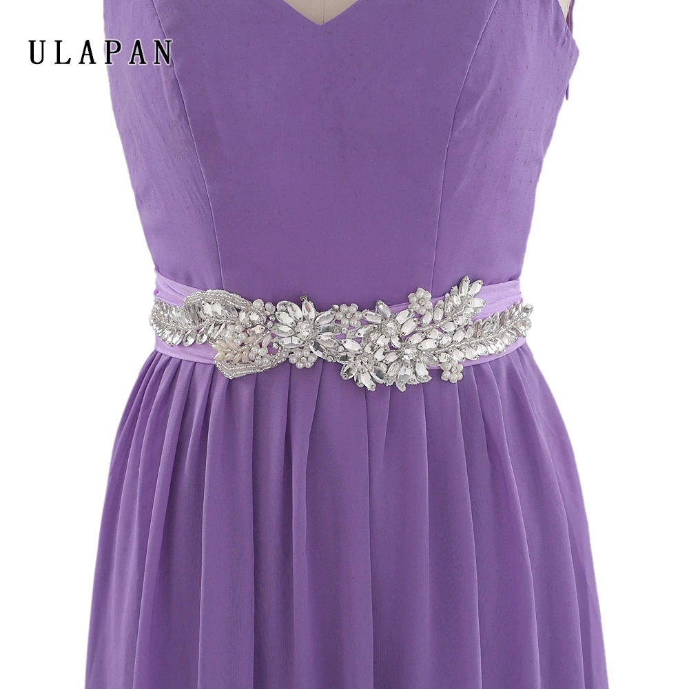 Purple Rhinestone Belt For Address Embellished Belts For Gowns Buy