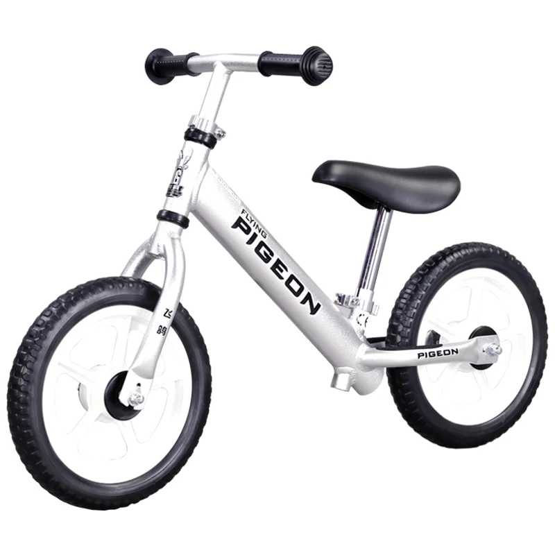 

NEW Flying Pigeon First Bike Cheap Aluminum Alloy children walker no pedal balance bike for 2 years baby balance bike, Silver / blue / yellow / red