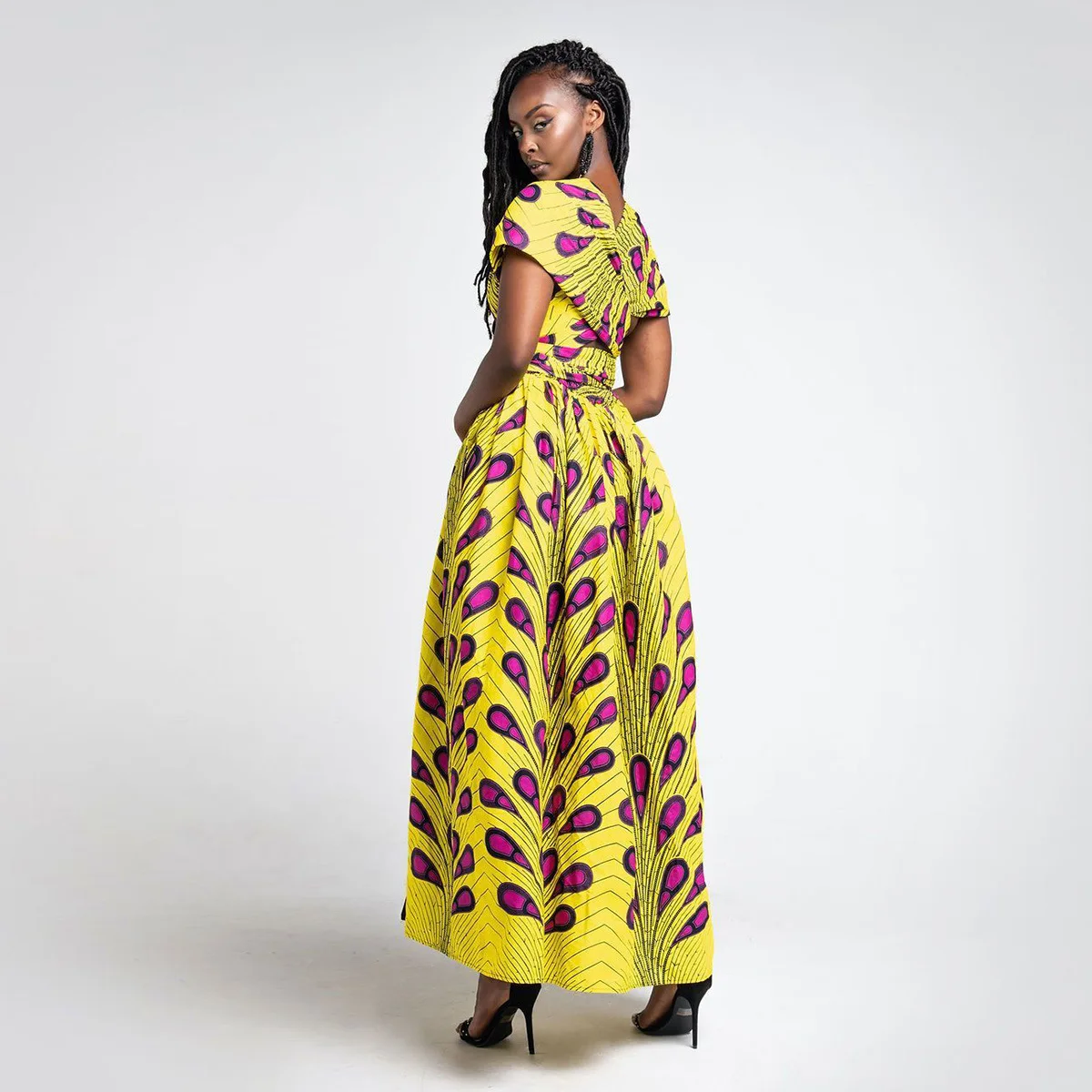 2020 Latest New Fashion Traditional In Kenya Maxi Evening Dress Girls ...